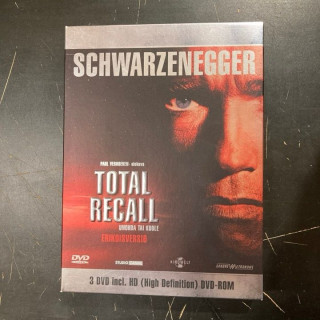 Total Recall - unohda tai kuole (erikoisversio) 3DVD (VG+/VG+) -toiminta/sci-fi-